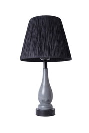 Opviq Lámpara de Mesa YL519 con Cuerpo de Madera y Tapa de Cuerda